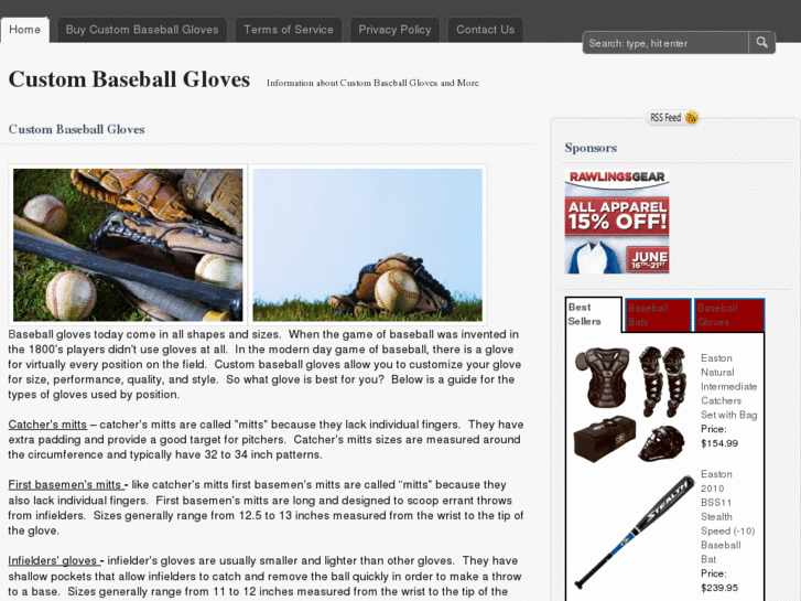 www.custombaseballglovesnow.com