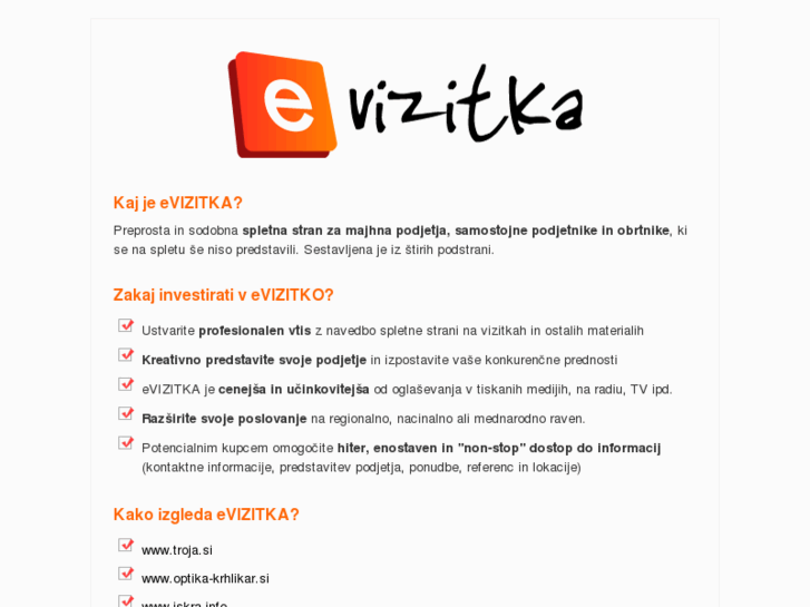 www.evizitka.com