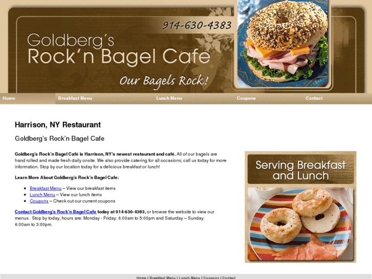 www.goldbergsrocknbagelcafe.com