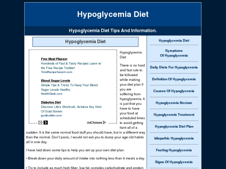 www.hypoglycemiadiet.net