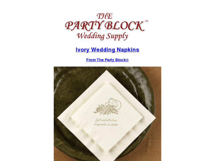 www.ivoryweddingnapkins.com