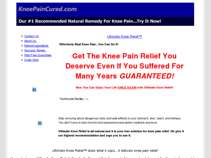 www.kneepaincured.com