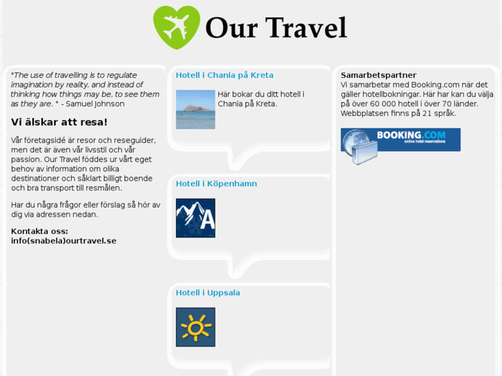 www.ourtravel.se