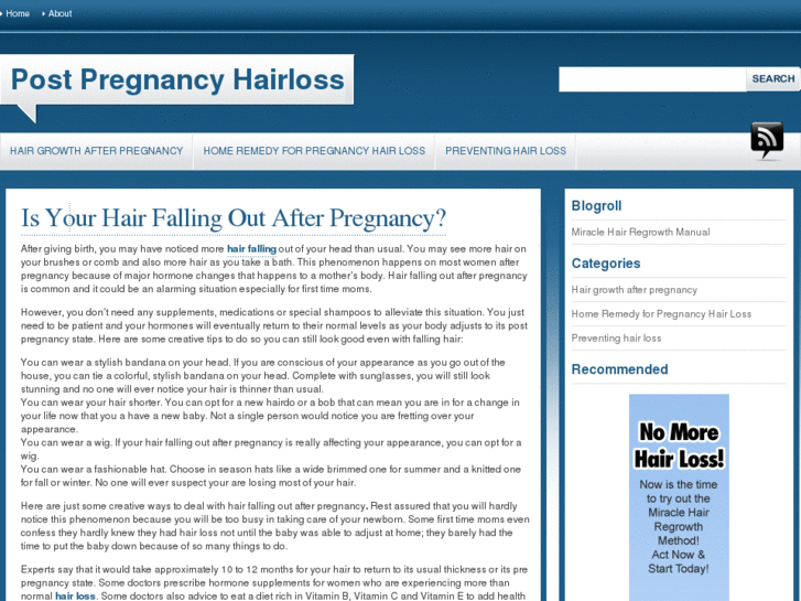 www.postpregnancyhairloss.com