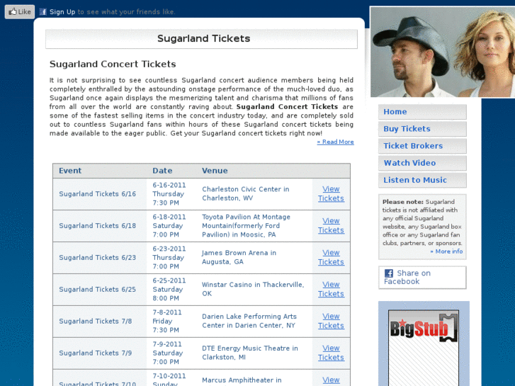 www.sugarlandticket.com