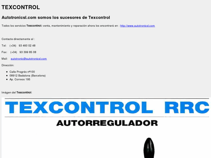www.texcontrol.es