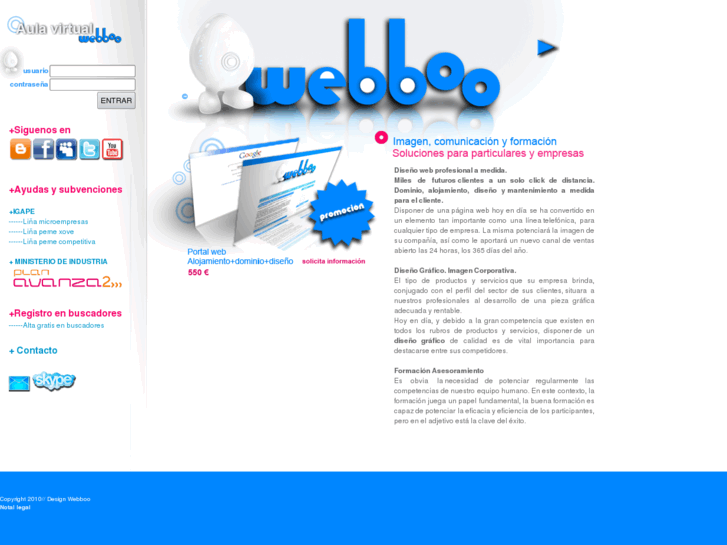 www.webboo.es