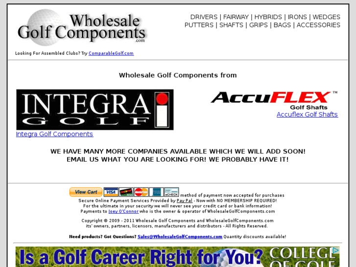 www.wholesalegolfcomponents.com