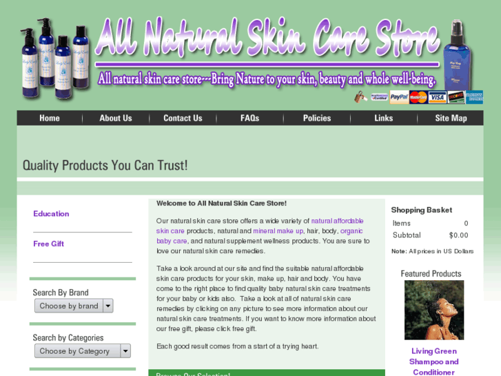 www.allnaturalskincarestore.com