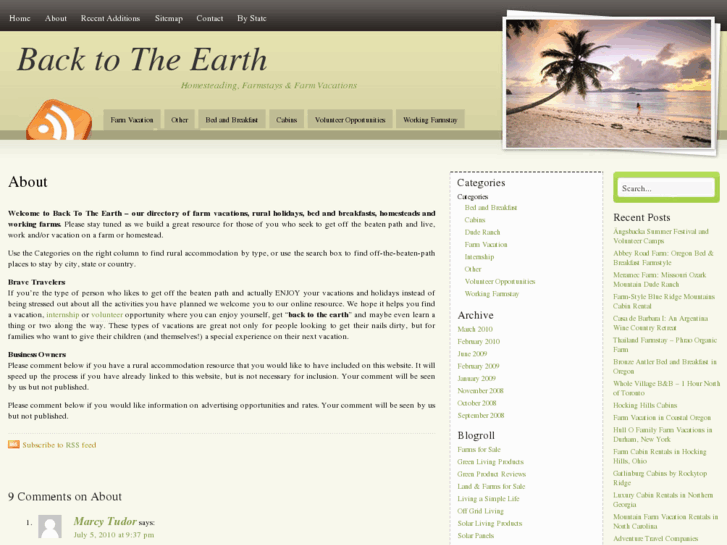 www.backtotheearth.com