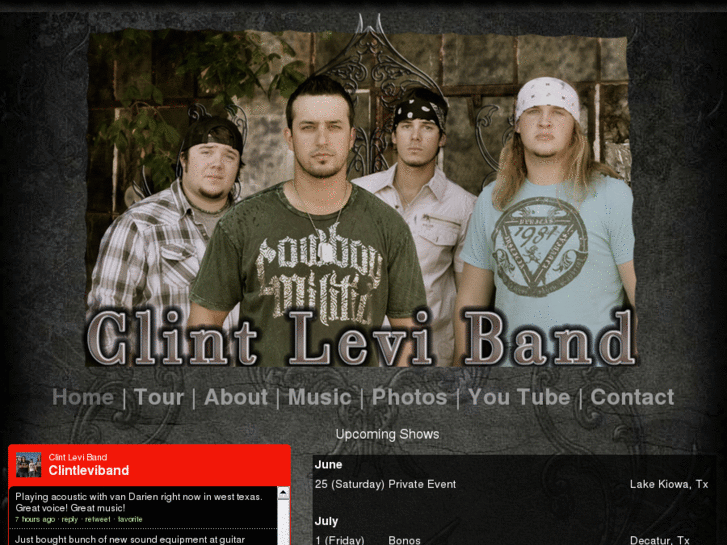 www.clintleviband.com