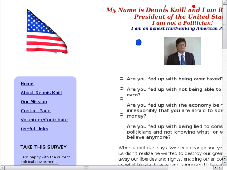 www.dennisknillforpresident.com