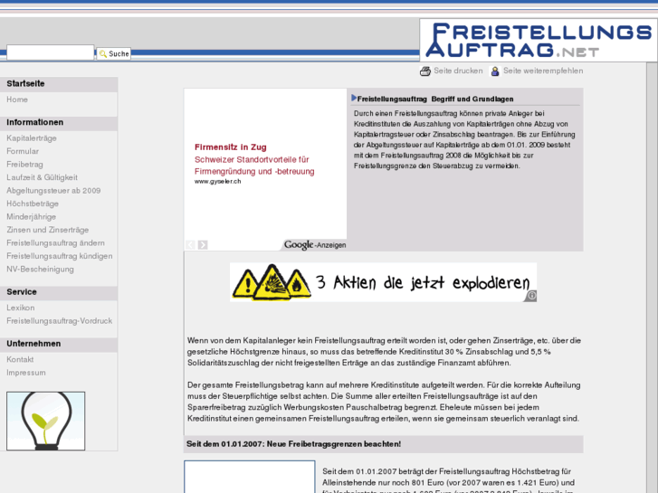 www.freistellungsauftrag.net