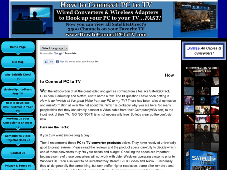 www.howtoconnectpctotv.com