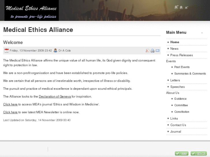 www.medethics-alliance.org