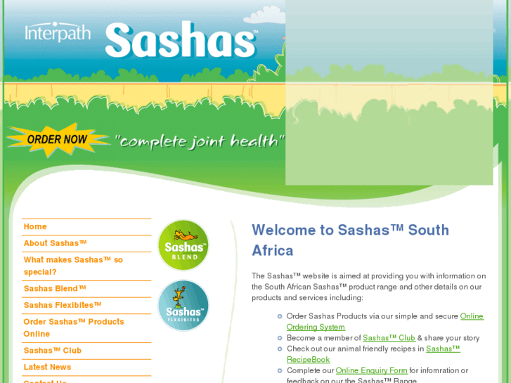 www.sashas.co.za