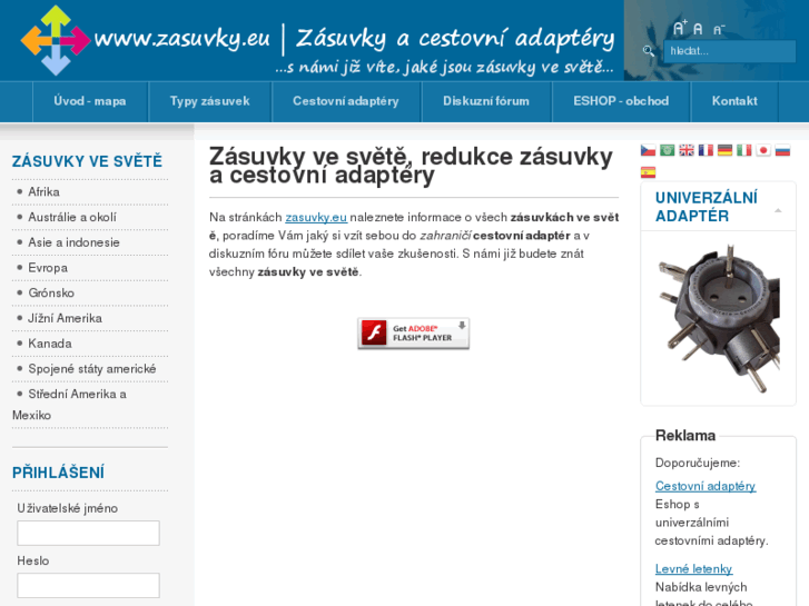 www.zasuvky.eu