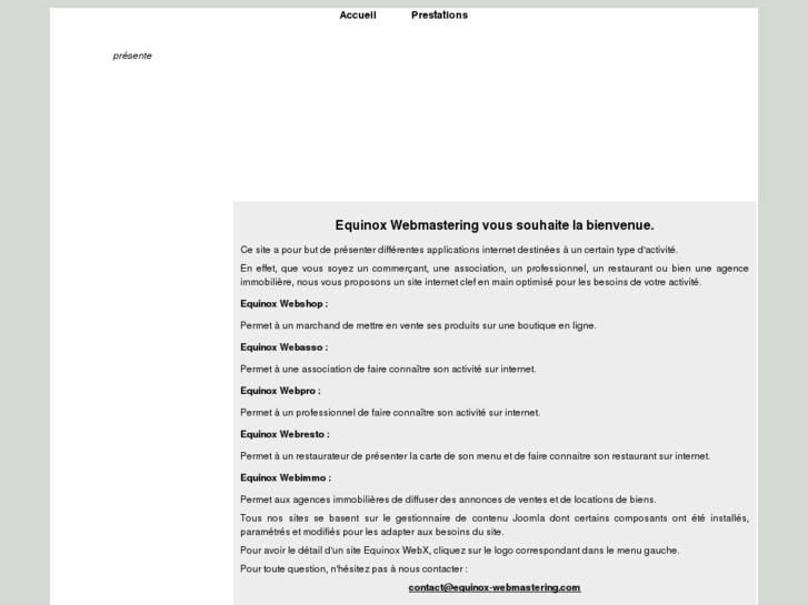 www.equinox-webmastering.com
