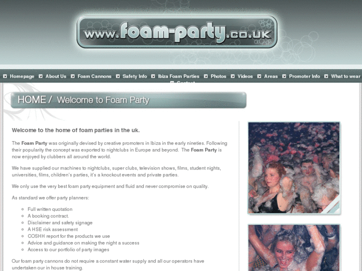 www.foam-party.co.uk