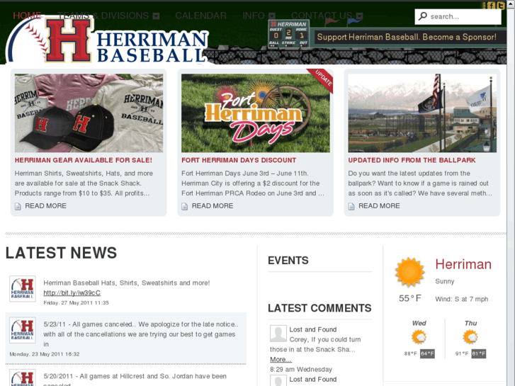 www.herrimanbaseball.com