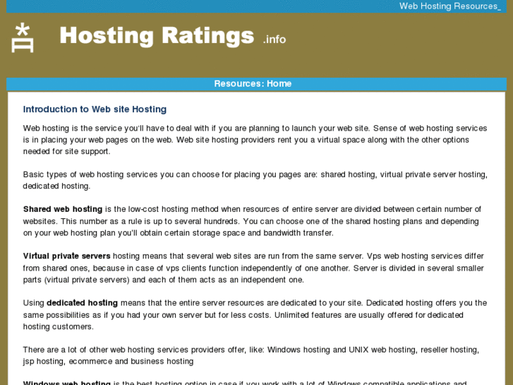 www.hostingratings.info