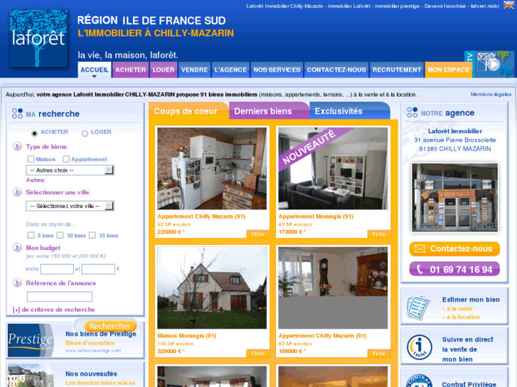 www.laforet-immobilier-chilly-mazarin.com