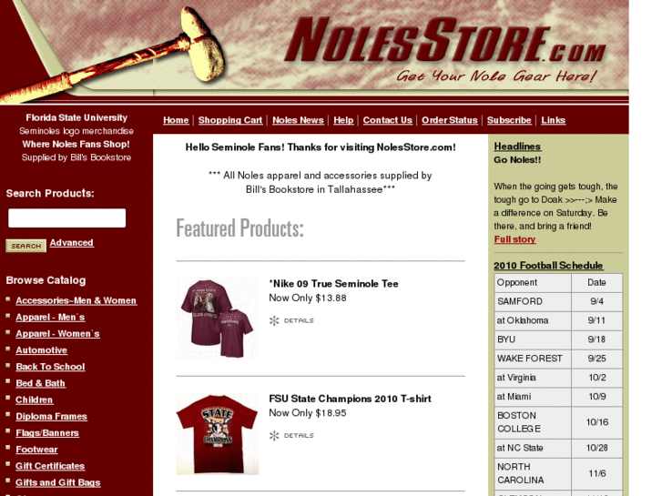 www.nolesstore.com