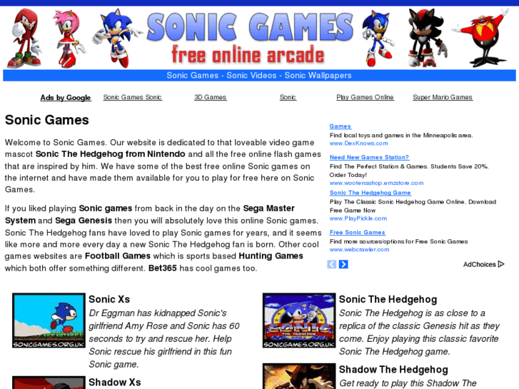 www.sonicgames.org.uk