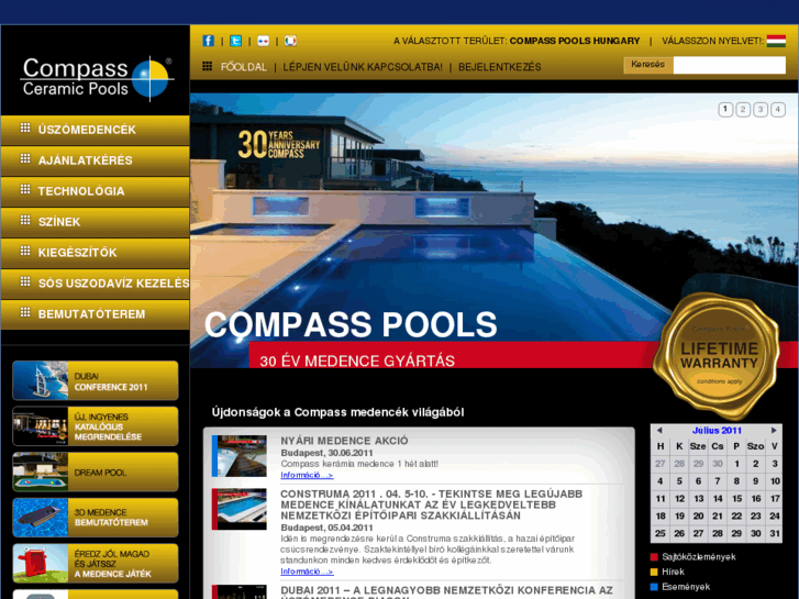 www.compasspools.hu