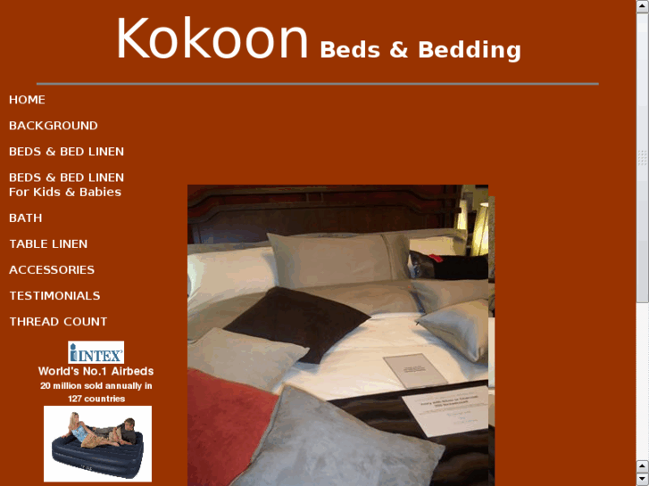 www.kokoonbedsandbedding.com