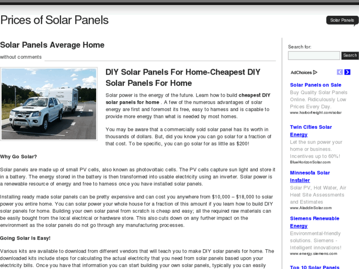 www.pricesofsolarpanels.com