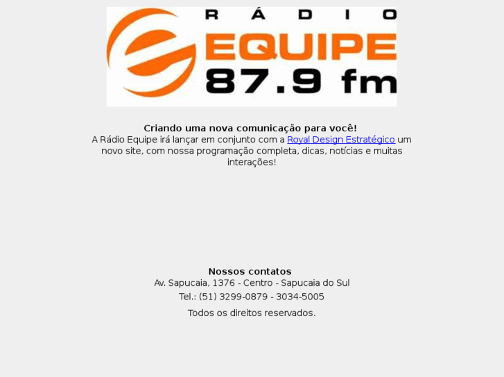 www.radioequipe.com.br