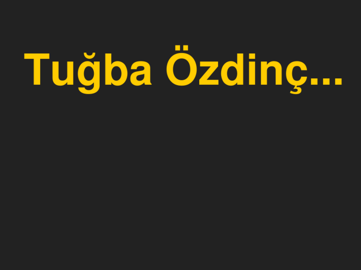 www.tugbaozdinc.com