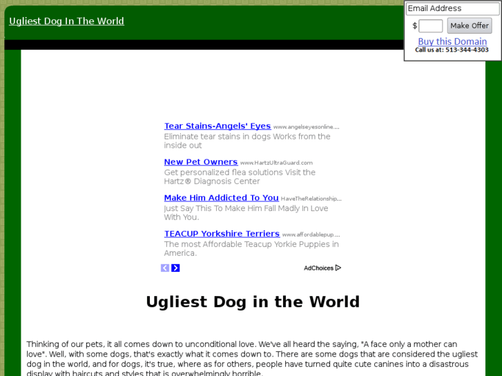 www.ugliestdogintheworld.com