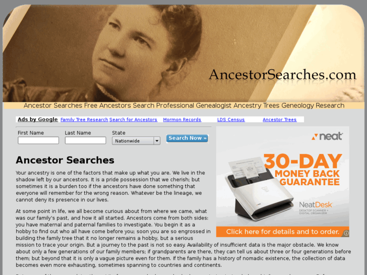 www.ancestorsearches.com