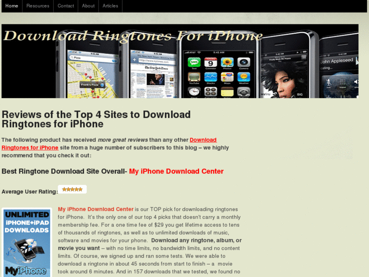 www.downloadringtonesforiphone.com