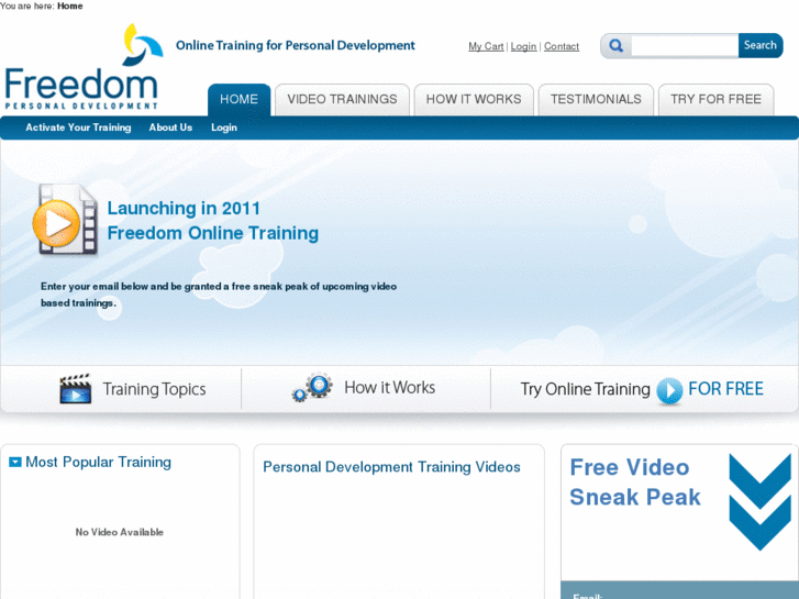 www.freedomonlinetraining.com