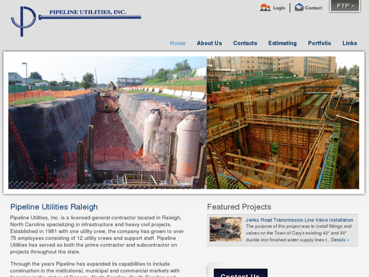 www.pipelineutilities-raleigh.com
