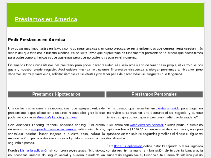 www.prestamosenamerica.com