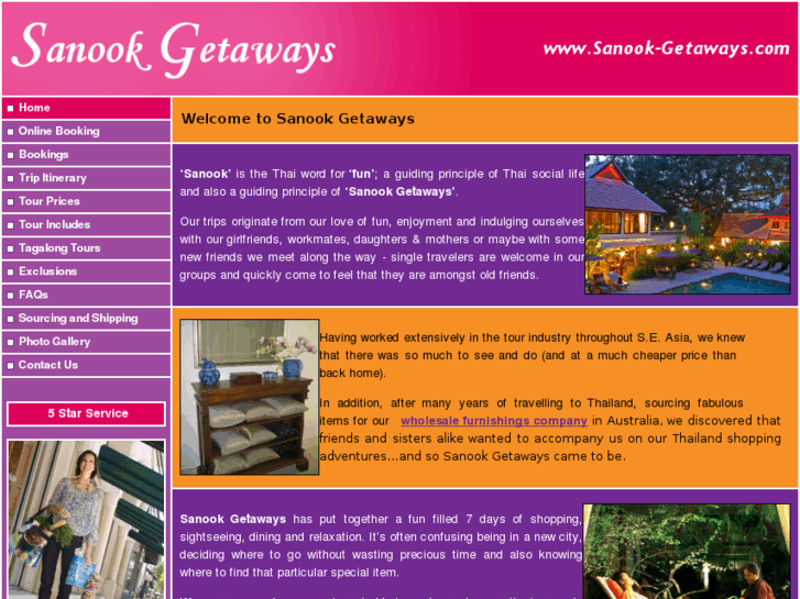 www.sanook-getaways.com