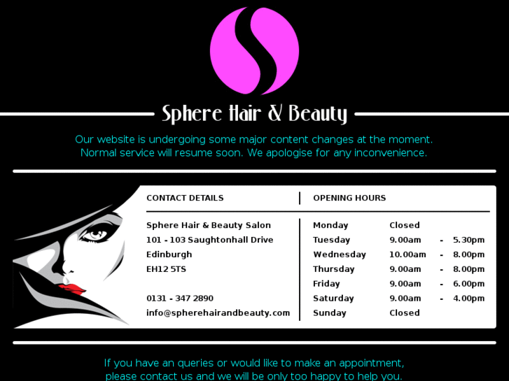 www.spherehairandbeauty.com