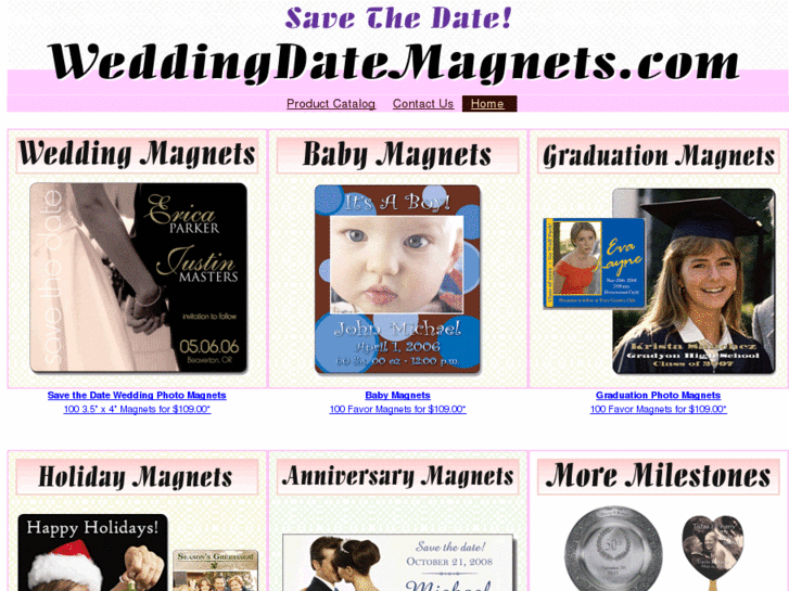 www.weddingdatemagnets.com