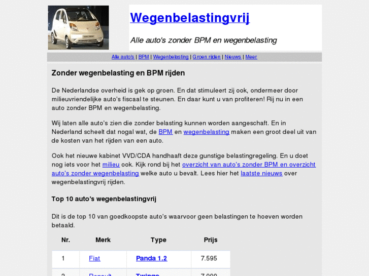 www.wegenbelastingvrij.net