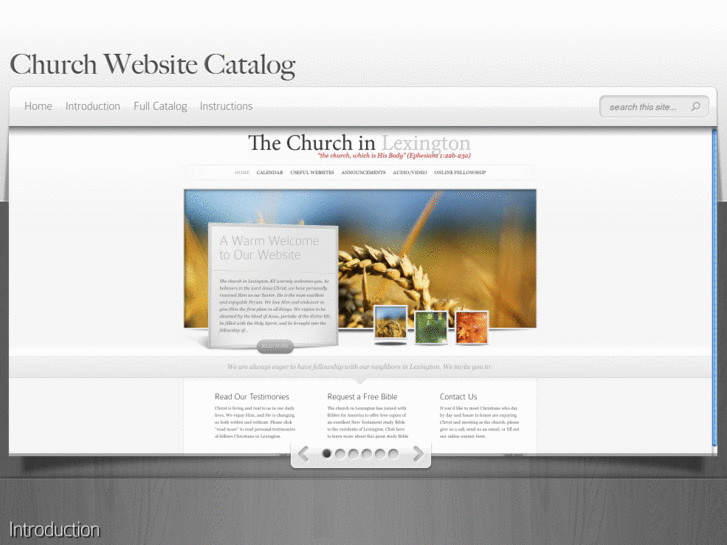 www.churchwebsitecatalog.com