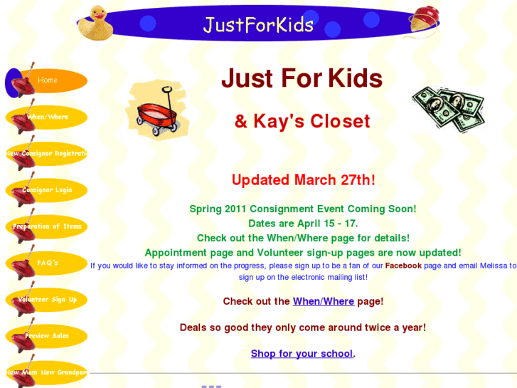 www.consignwithjustforkids.com