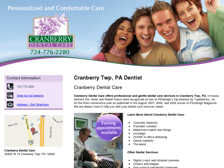 www.cosmeticdentistcranberry.com