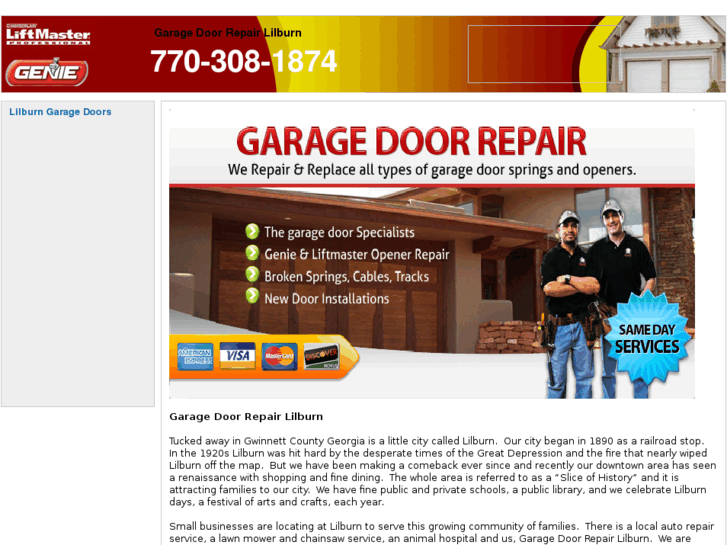 www.garagedoorrepairlilburn.com