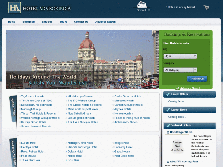 www.hoteladvisorindia.in