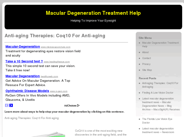 www.maculardegenerationtreatmenthelp.com