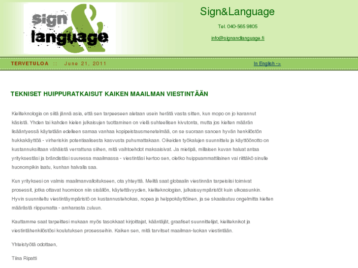 www.signandlanguage.com